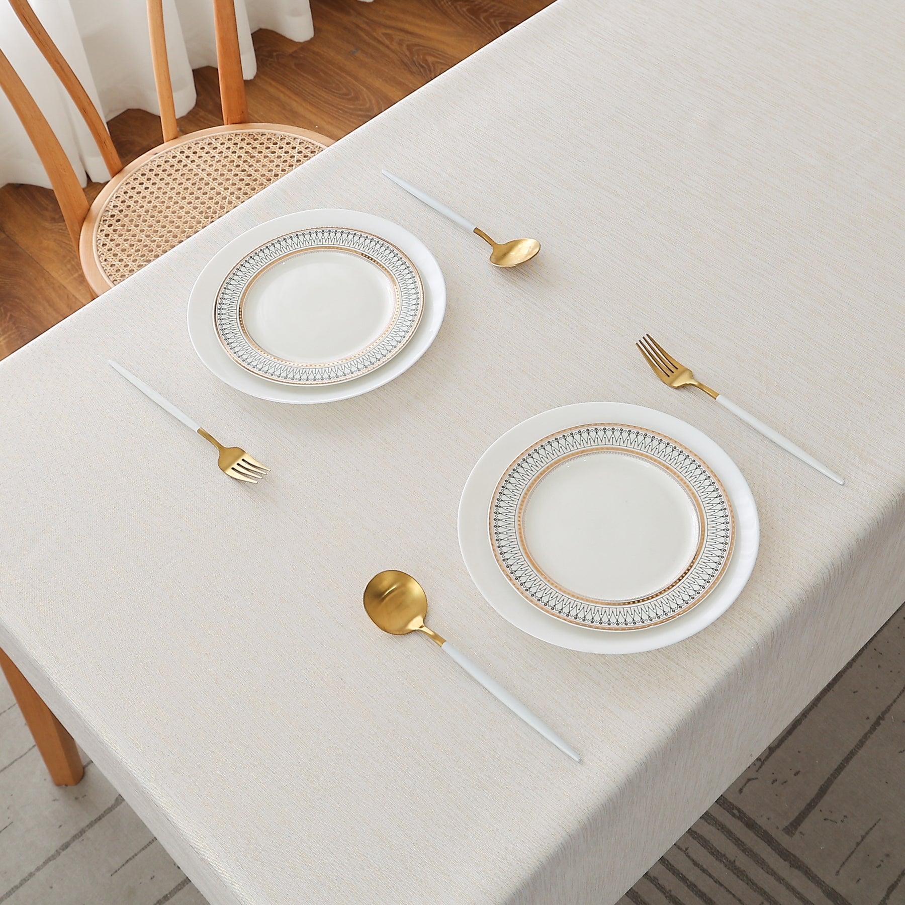 Home Decorative Glitter Dinning Table Cover Protector Tablecloth