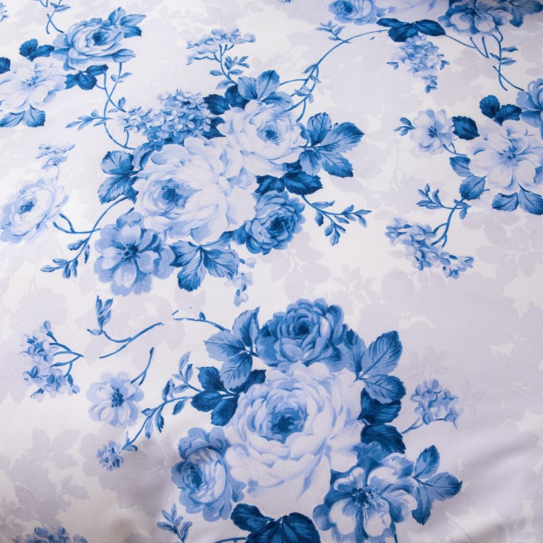 Breathable Cotton Rich Quilt Duvet Cover Set With Fitted Sheet