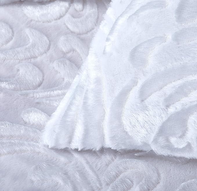 Pressed Velvet Teddy Fleece Duvet Cover Set