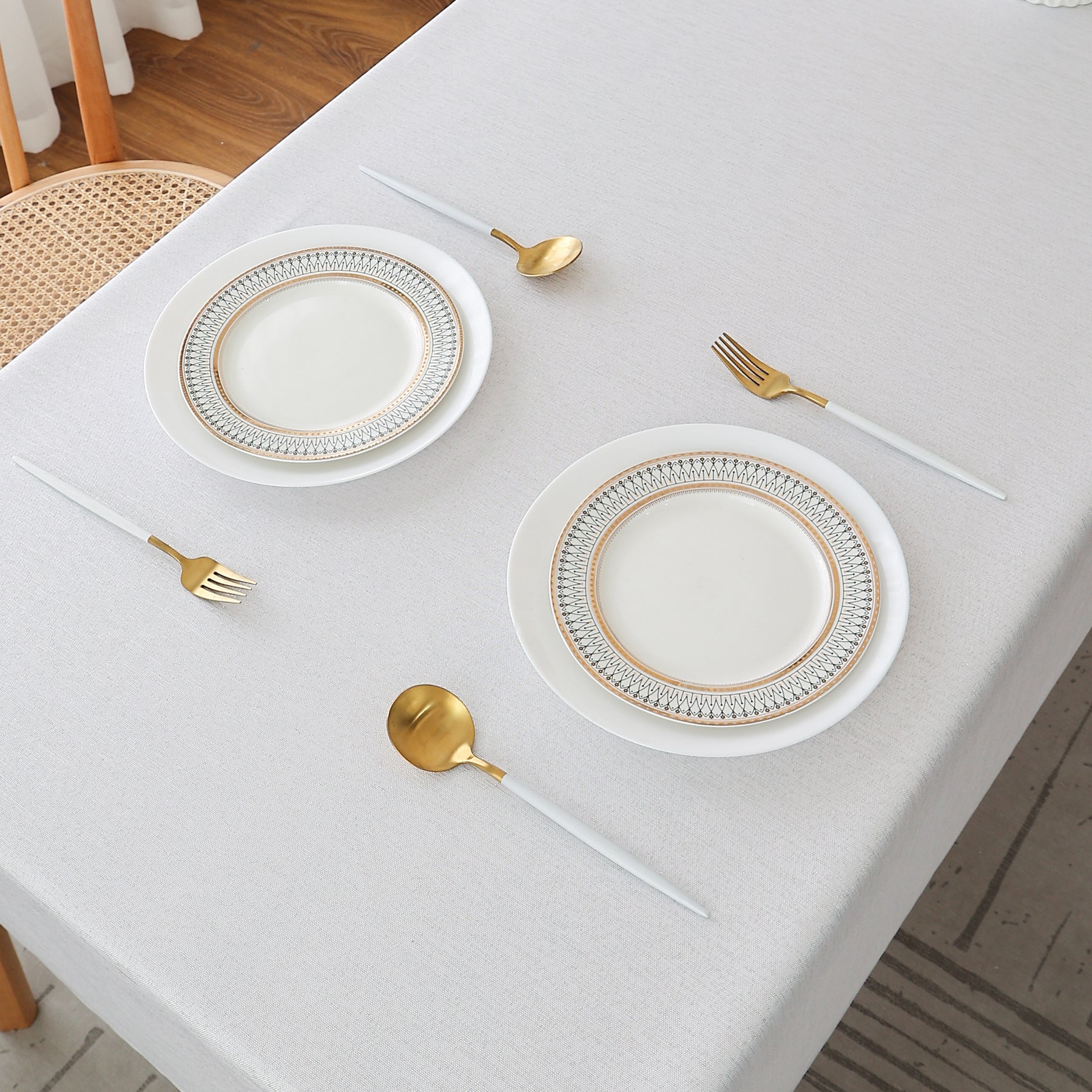 Home Decorative Glitter Dinning Table Cover Protector Tablecloth